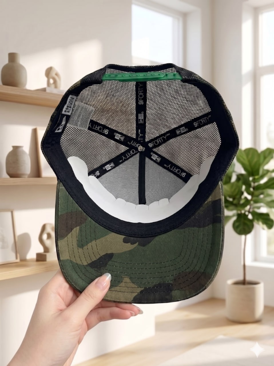 Badlands Gear logo Embroidered 9FORTY Camo Mesh Trucker Hat Adjustable Cap