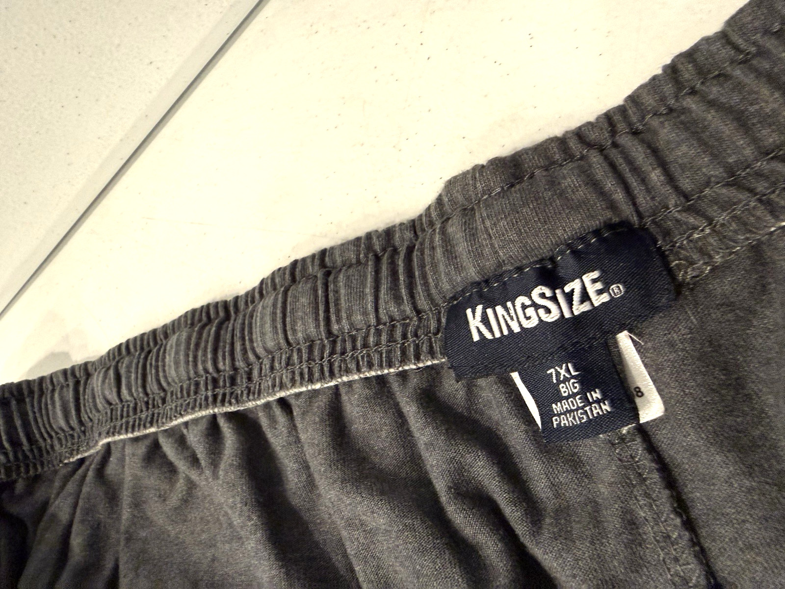 KingSize Men’s Shorts Size 7XL (56″ Waist) Elastic Waistband BIG & TALL Jersey