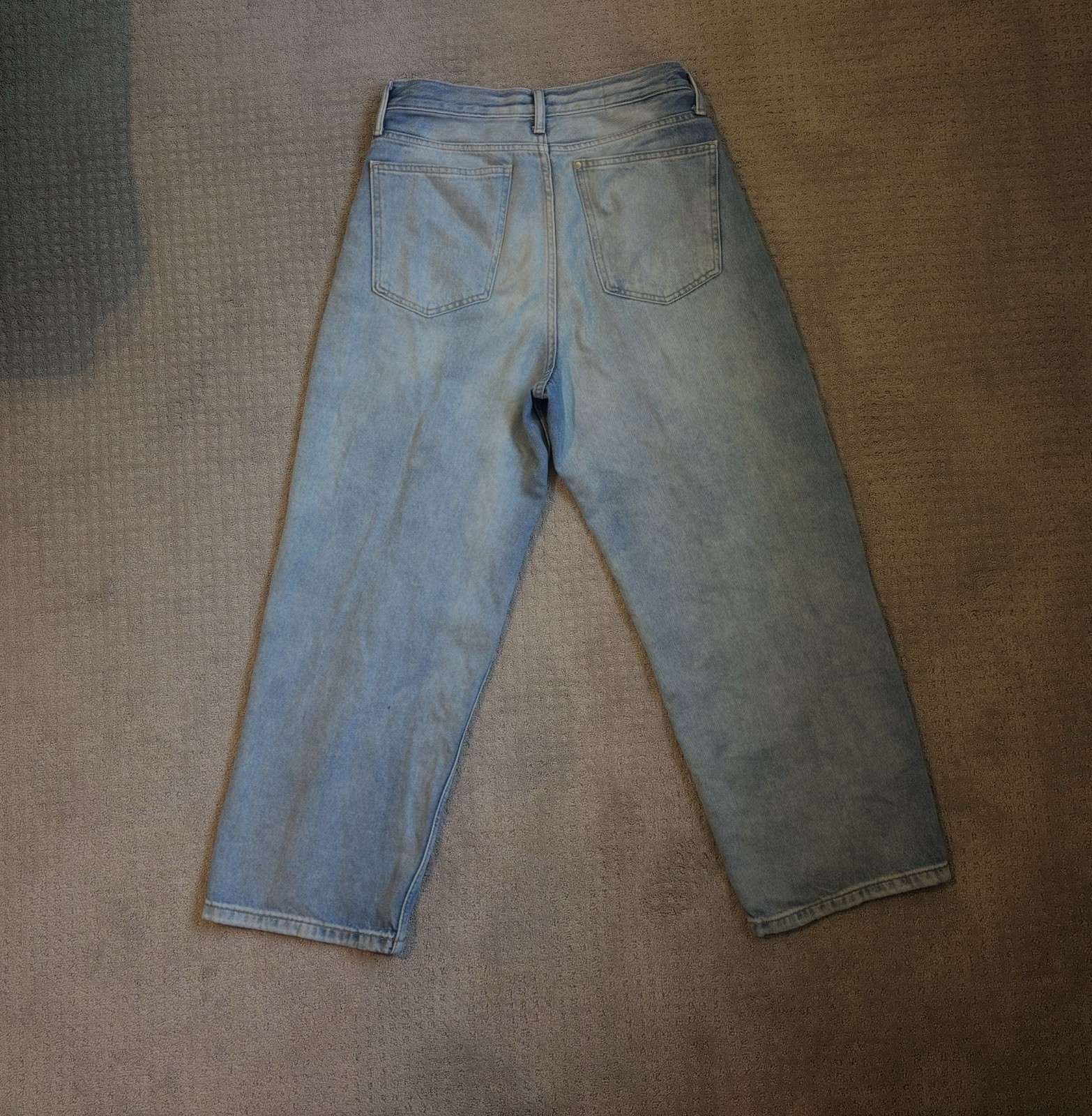 H&M Men’s Fairfax Baggy Jeans Denim Blue 29/30