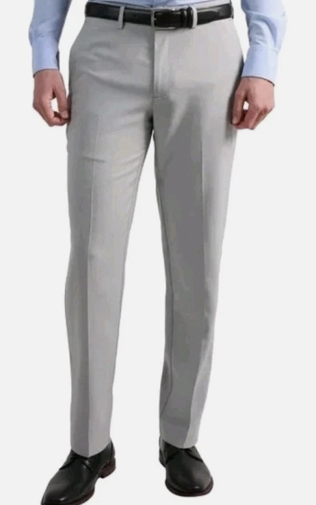 Kenneth Cole Men’s Slim Fit Dress Pants Stretch Waist Comfort Blue,Tan ,Gray