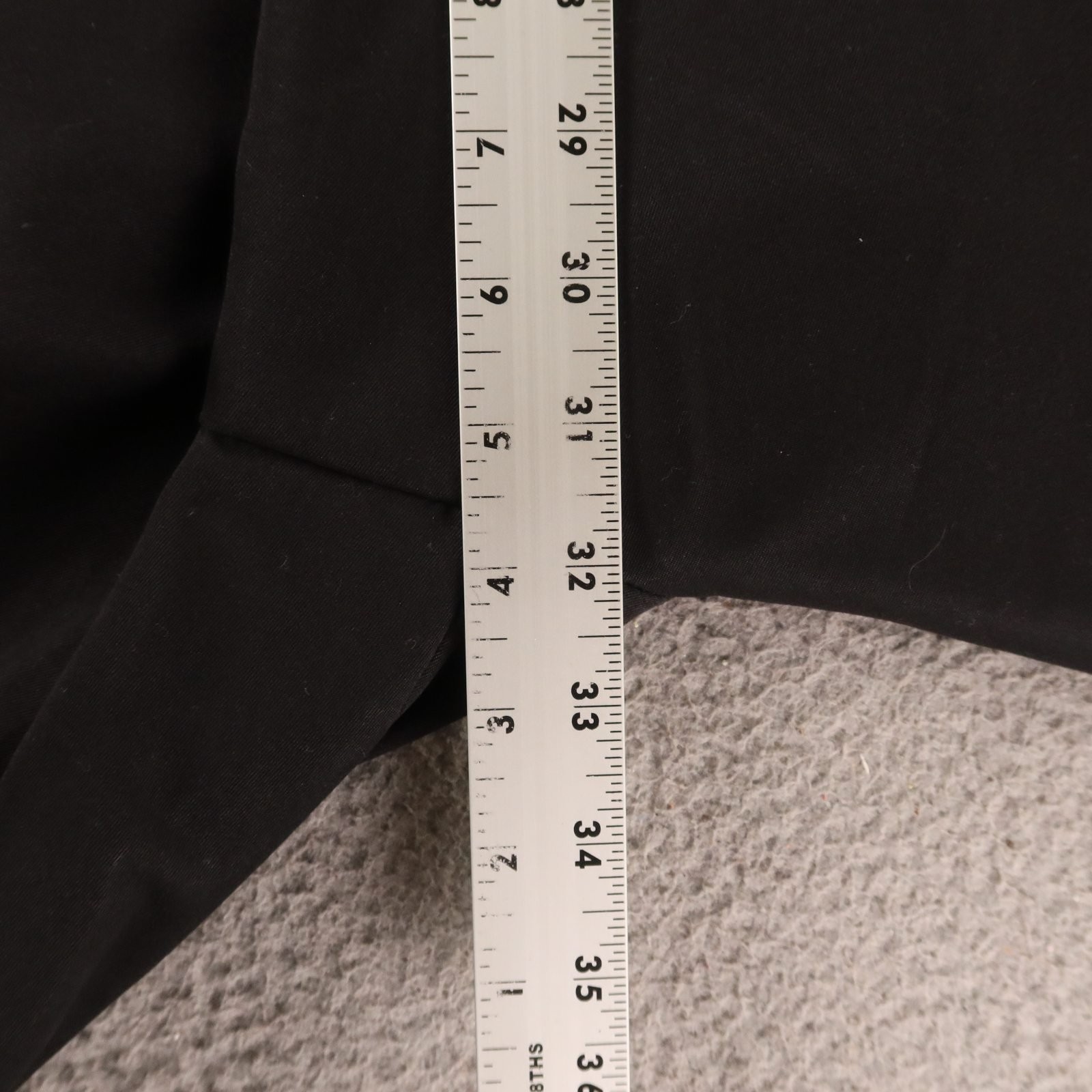 VTG COZZ Suit 42R M 31×31 Black Micro Fiber Polyester Twill Double Breasted USA