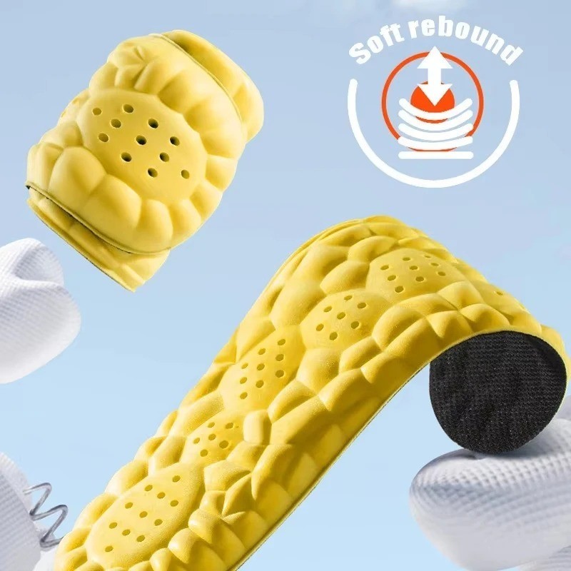 Insoles Orthopedic Supersoft For Sports Shoes 4D Inserts Feet Shock Absorption