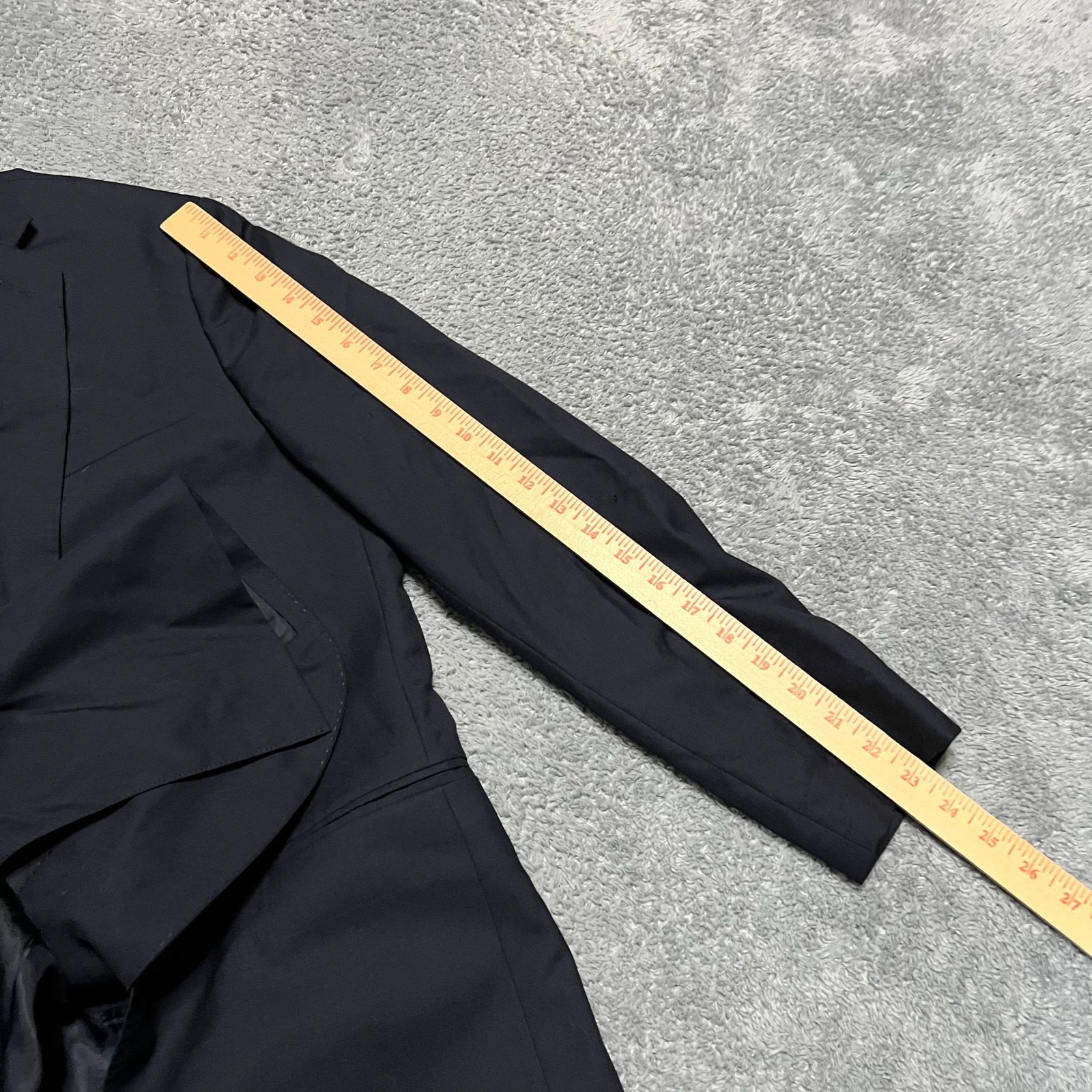 J Crew Ludlow Slim Fit Suit Jacket 36S Blue Double Vent Wool Loro Piana Pants
