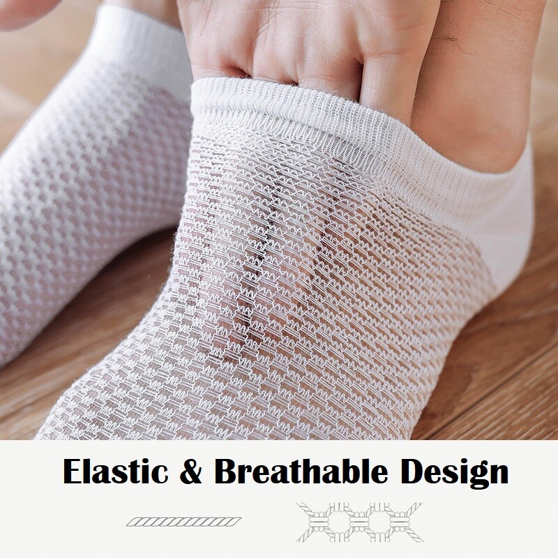 12× Cotton Bamboo Socks Summer Breathe Scoks Low Cut Sport Nonslip Men/Women USA