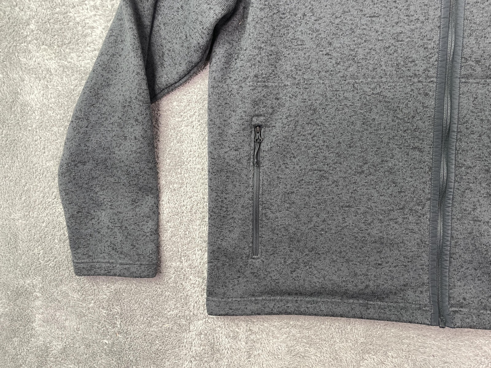 Marmot Jacket Mens XL Gray Fleece Full Zip Thermal Lined Pockets M8223