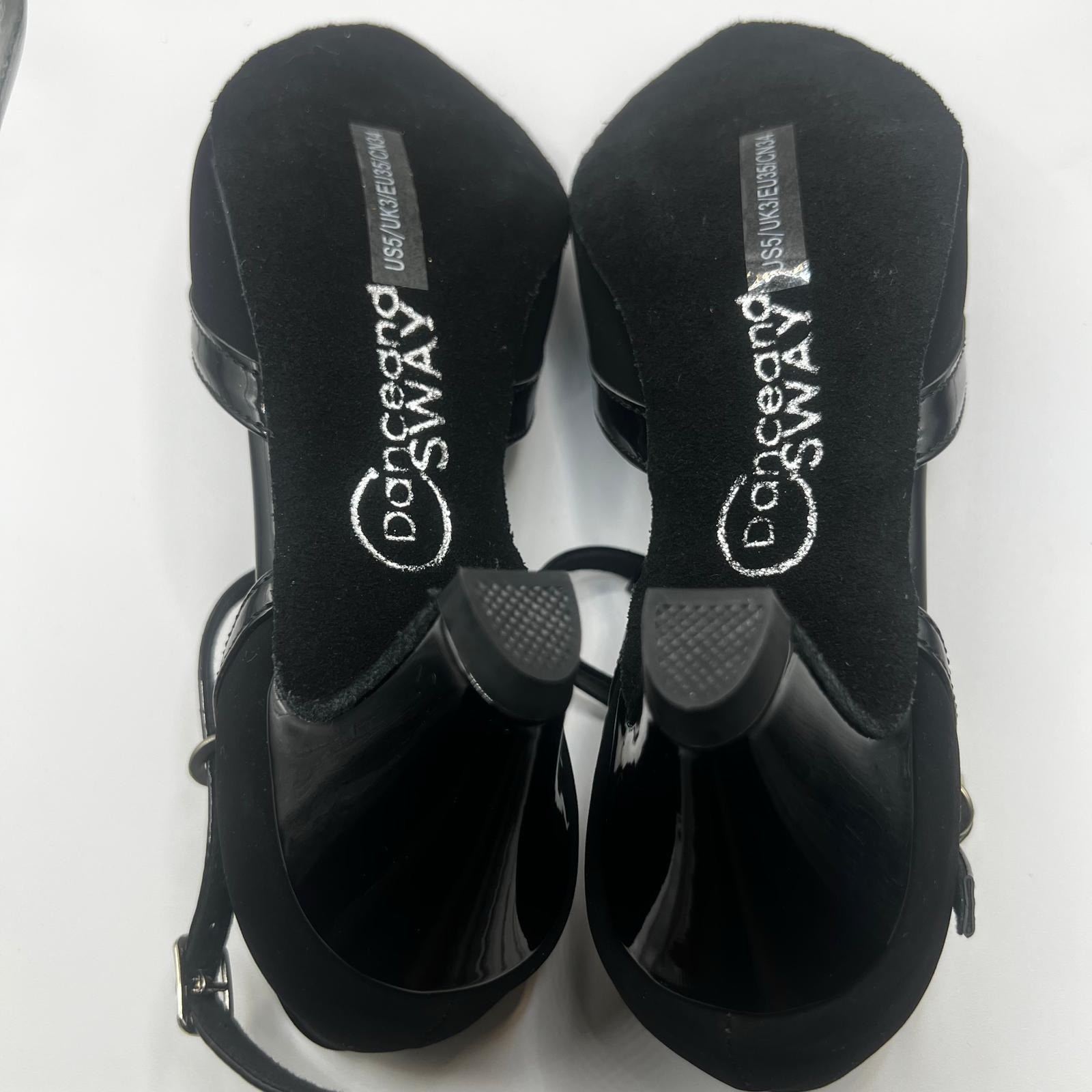 NEW Dance And Sway Women’s Size 5 Black Shoes Heel 1.7”