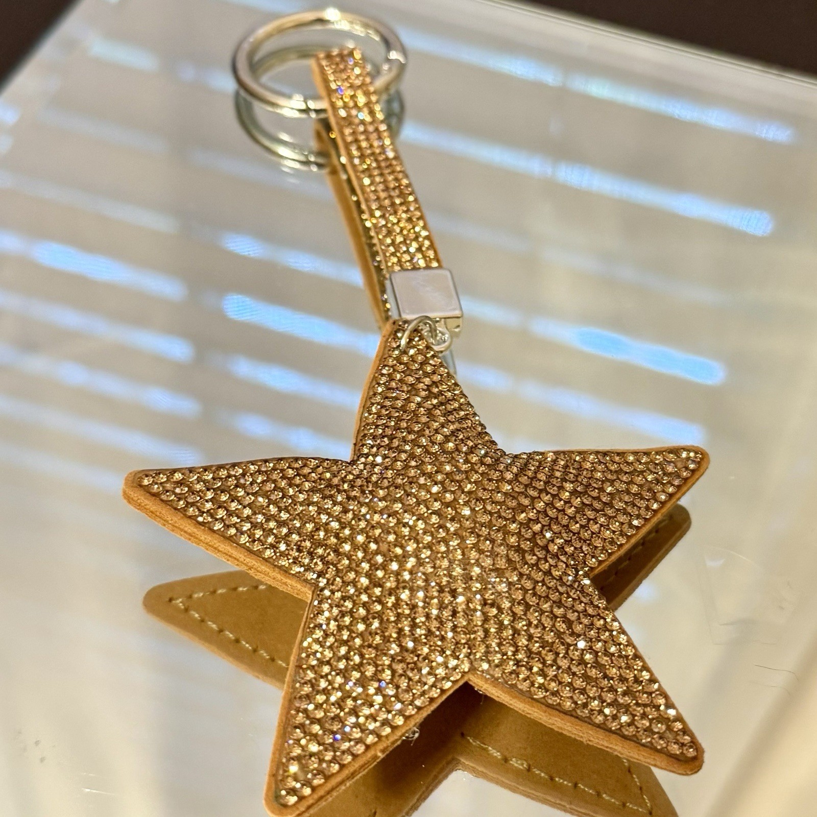 New Gold Star Keychain/Bag Chain