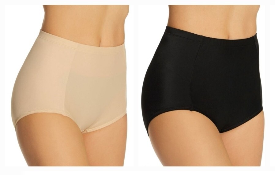 Maidenform FLEXEES Shapewear Brief FP0058 Black Beige DISCONTINUED Women’s S-3XL