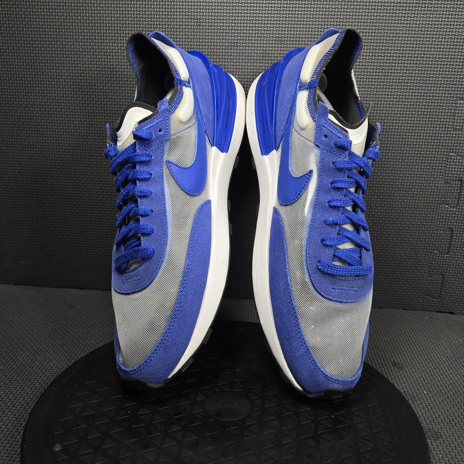Nike Waffle Shoes Mens Sz 14 Blue Running Low Sneakers Athletic Mesh DJ0966-091