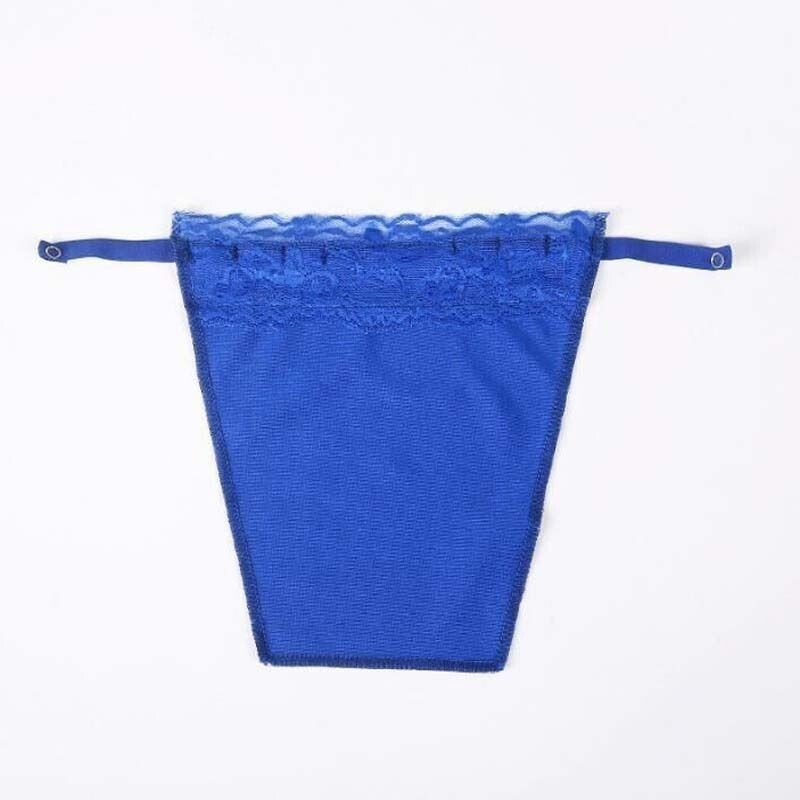 8 Pack Women Lace Cami Clip-on Mock Camisole Overlay Modesty Panel for Low-Cut