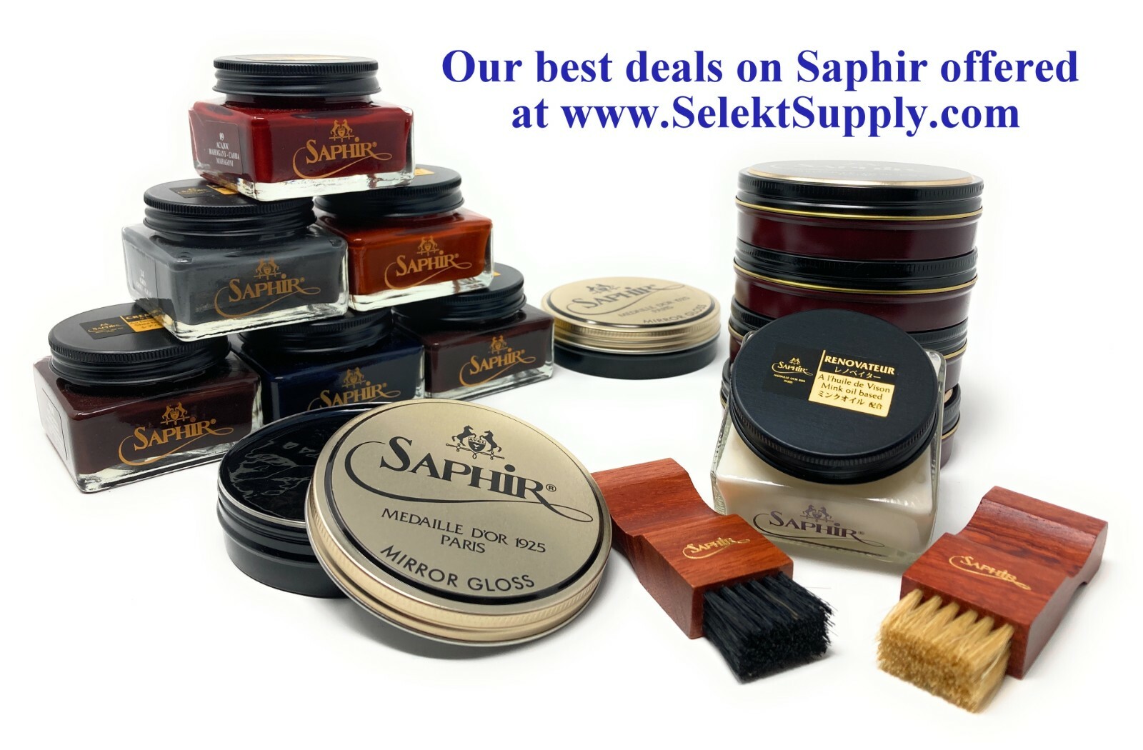 No.71 Saphir Medaille d’Or Pommadier Cordovan Shoe Cream – For Cordovan Leather
