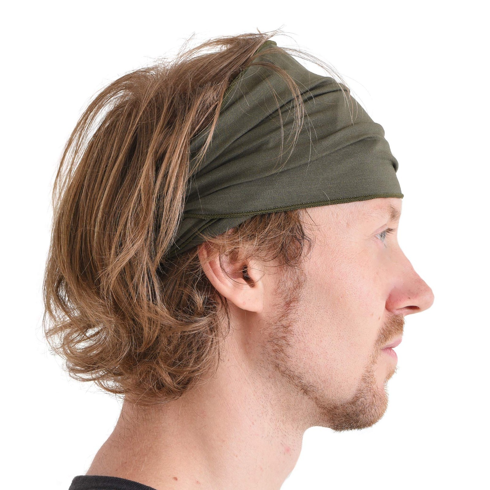 Japanese Style Head Wrap Headband for Men & Women – Workout, Yoga, Daily Wear, K
