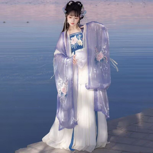 Hanfu Dress Women Ancient Chinese Traditional Hanfu Halloween Cosplay Costume