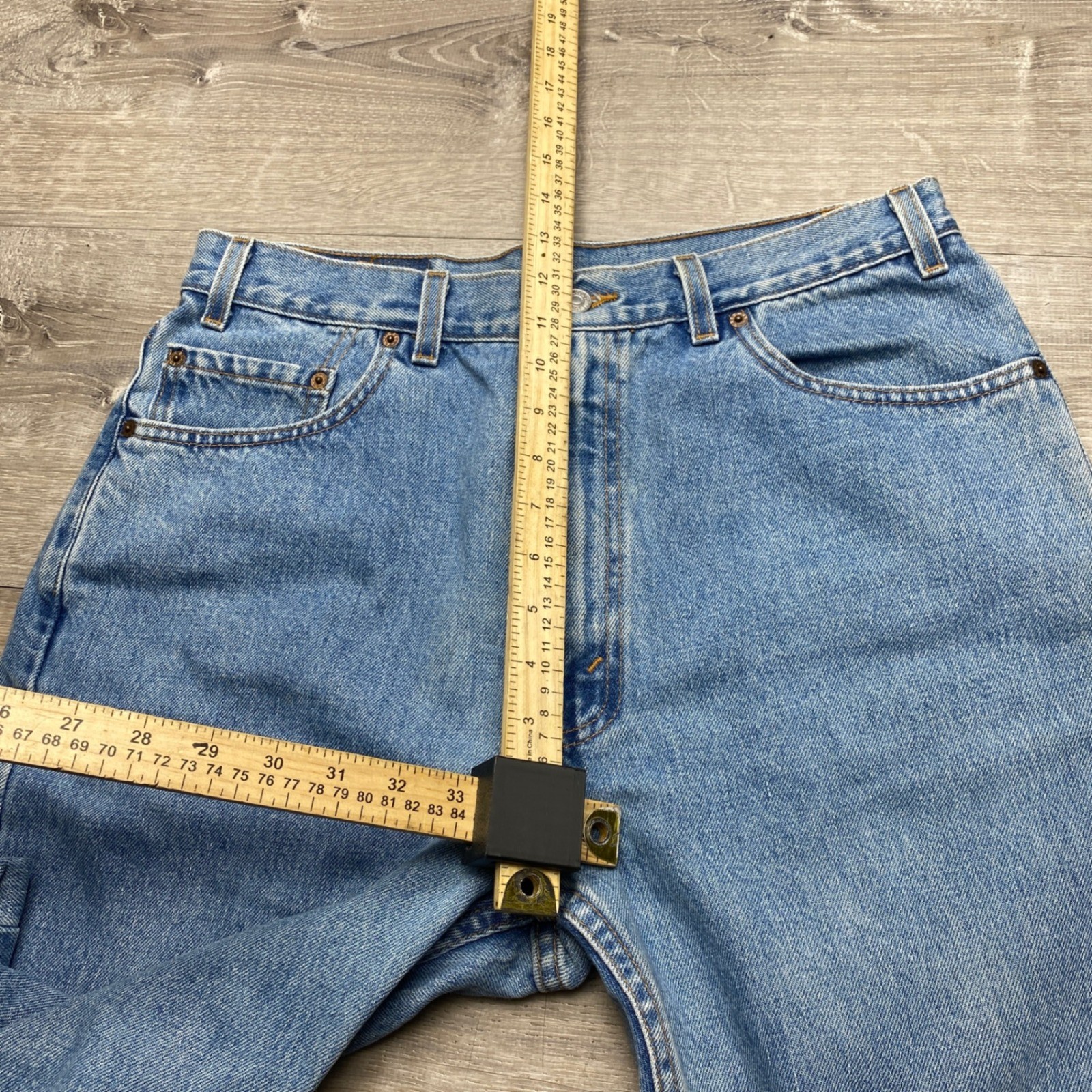 Levi’s 512 Jeans Mens 36×30 Blue Vintage Made USA 2000 Straight Leg Denim
