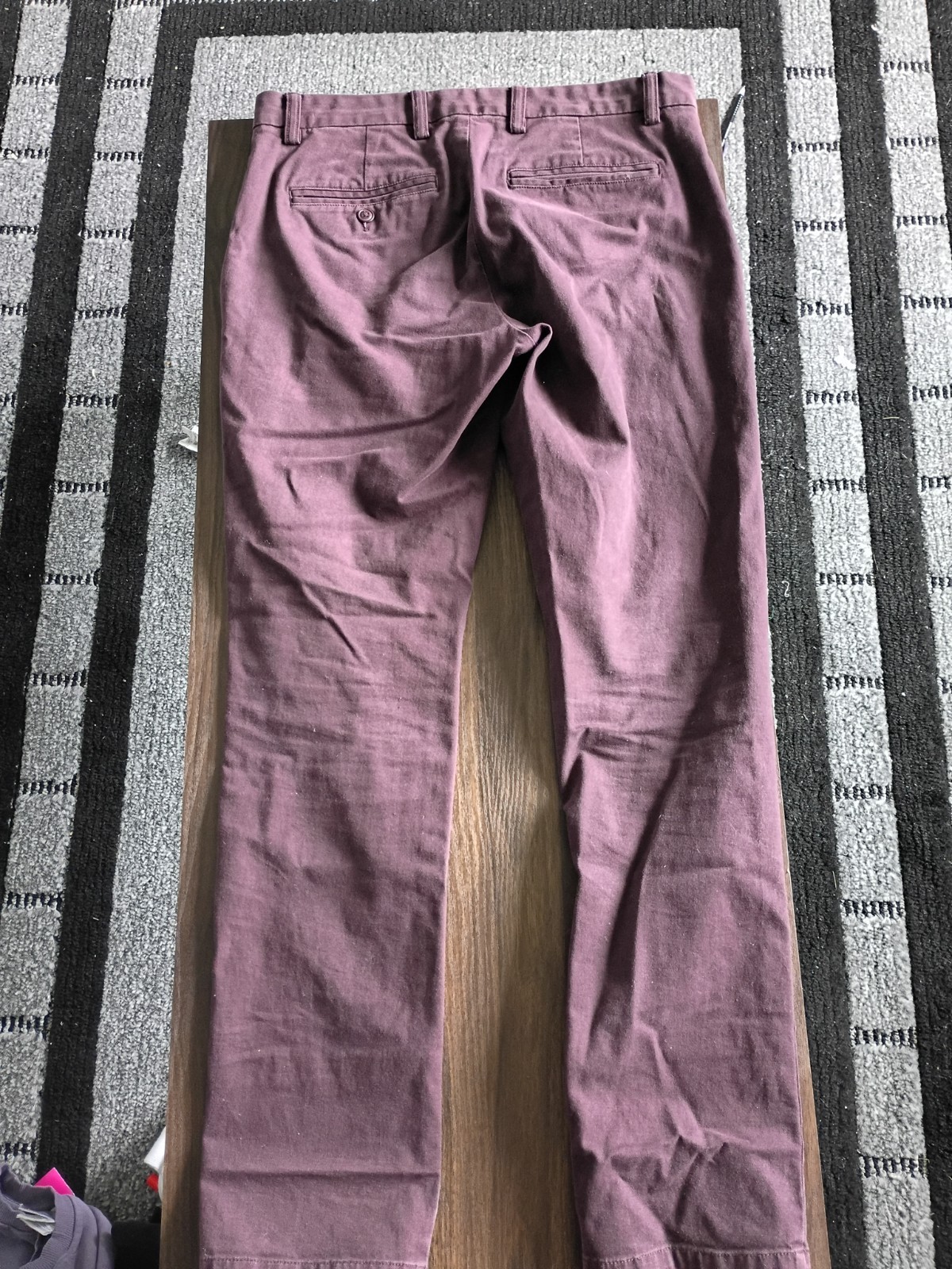 Old Navy Ultimate Slim Mens Burgundy Chino Pants 29×32