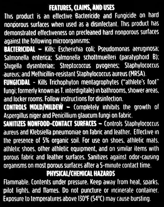 BACTEN DISINFECTANT AEROSOL 5OZ *SIMILAR TO TEN SECOND DISINFECTANT&DEODORIZER*