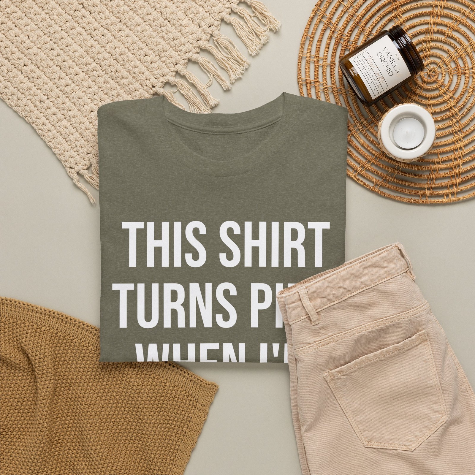 This Shirt Turns Pink When I’m Horny Funny Top Inappropriate Dirty Joke Novelty