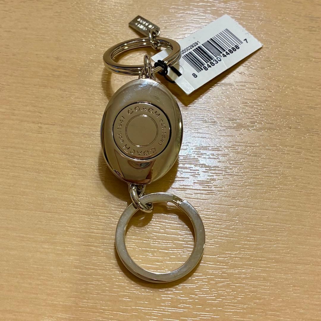 Brand New Unused Accessories Included COACH Turn Lock Key Holder