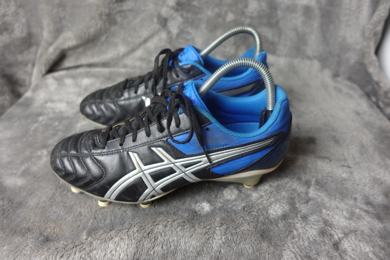 Asics Lethal Tackle Mens Football Boots P507Y Blue Us 8