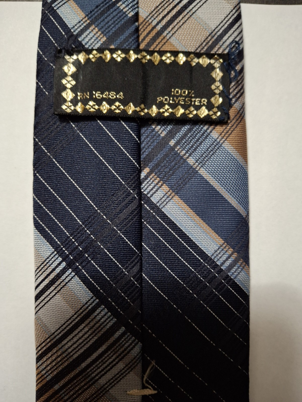 Mens Slim Skinny Neck Tie Striped Necktie Business Narrow Polyester 55″ L 3″ W