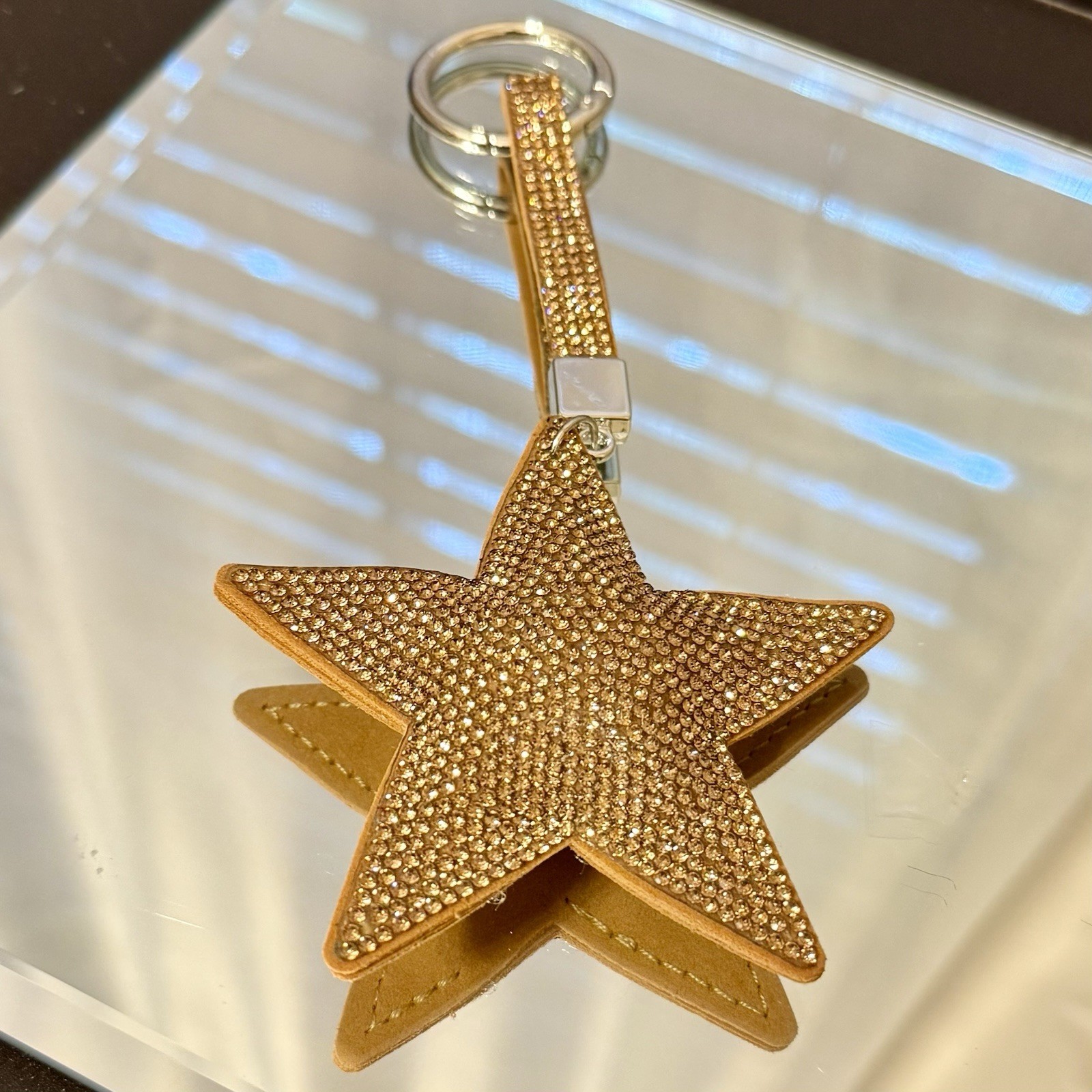 New Gold Star Keychain/Bag Chain