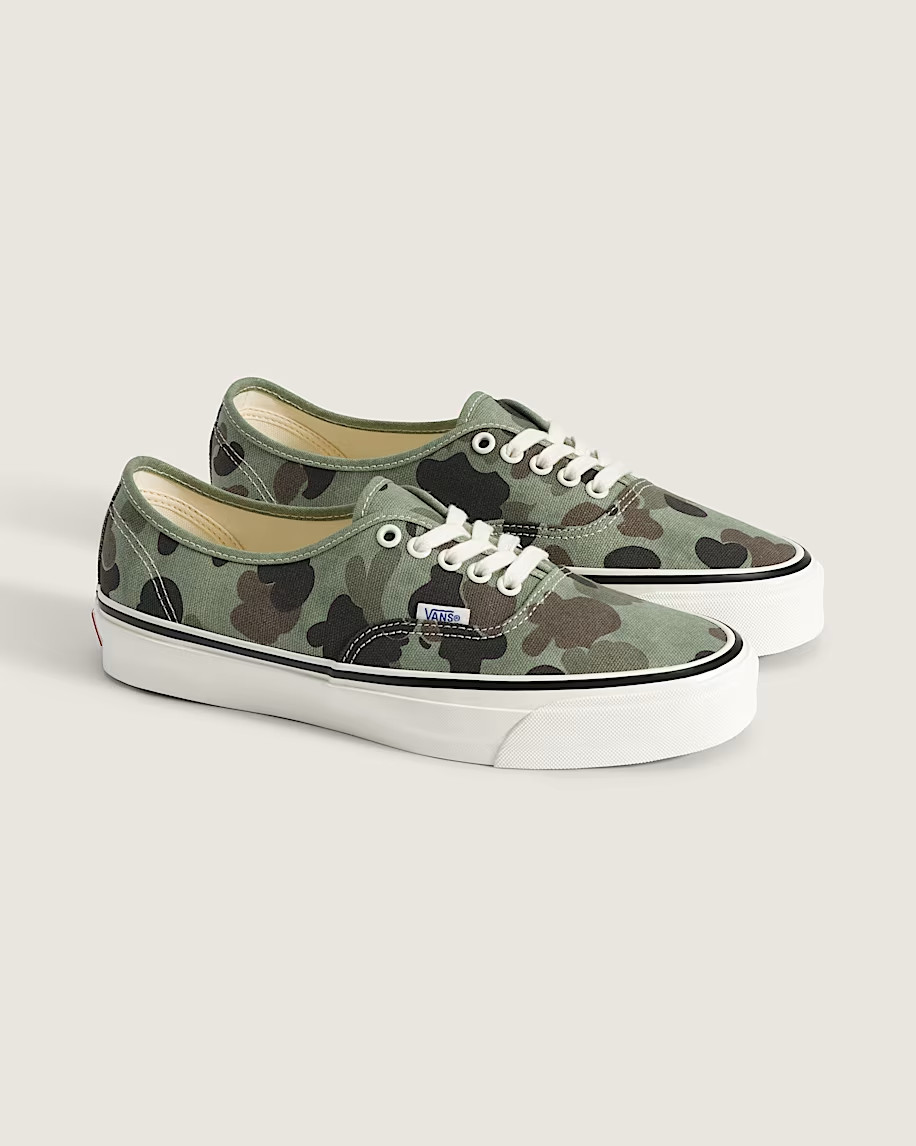Men’s Vans Lx Authentic 44 Duck Camo – Green New DS Multiple Sizes