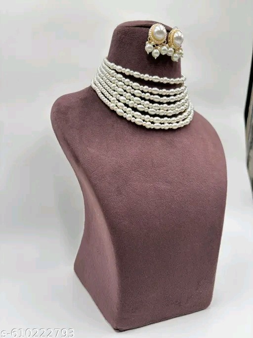 Indian Bollywood Gold Plated Kundan Choker Bridal Necklace Earrings Jewelry Set