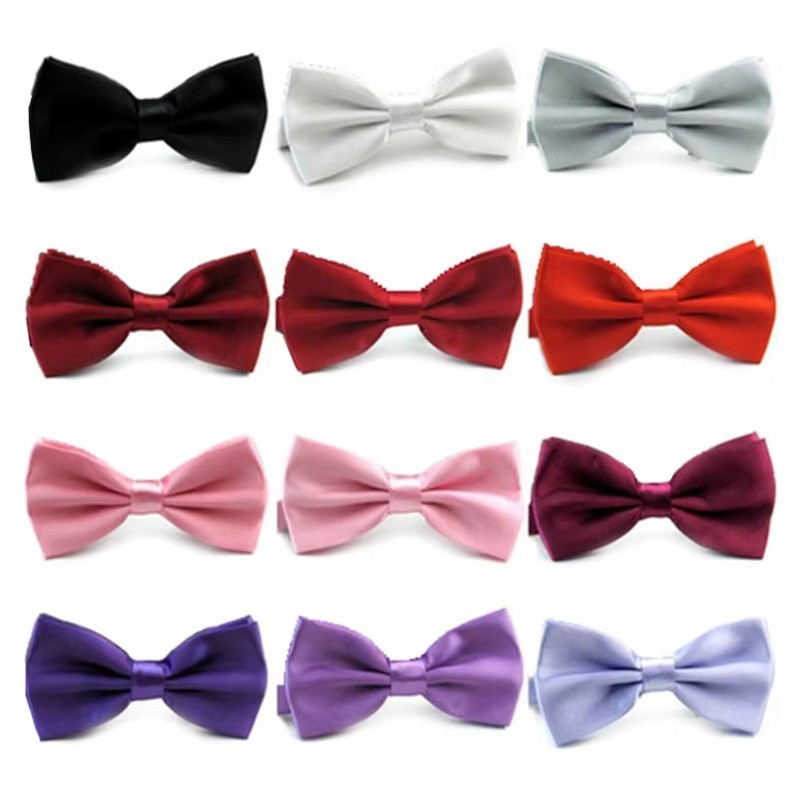 Mens Bow Tie Pre-tied Fashion Novelty Adjustable Tuxedo Bowtie Wedding Necktie