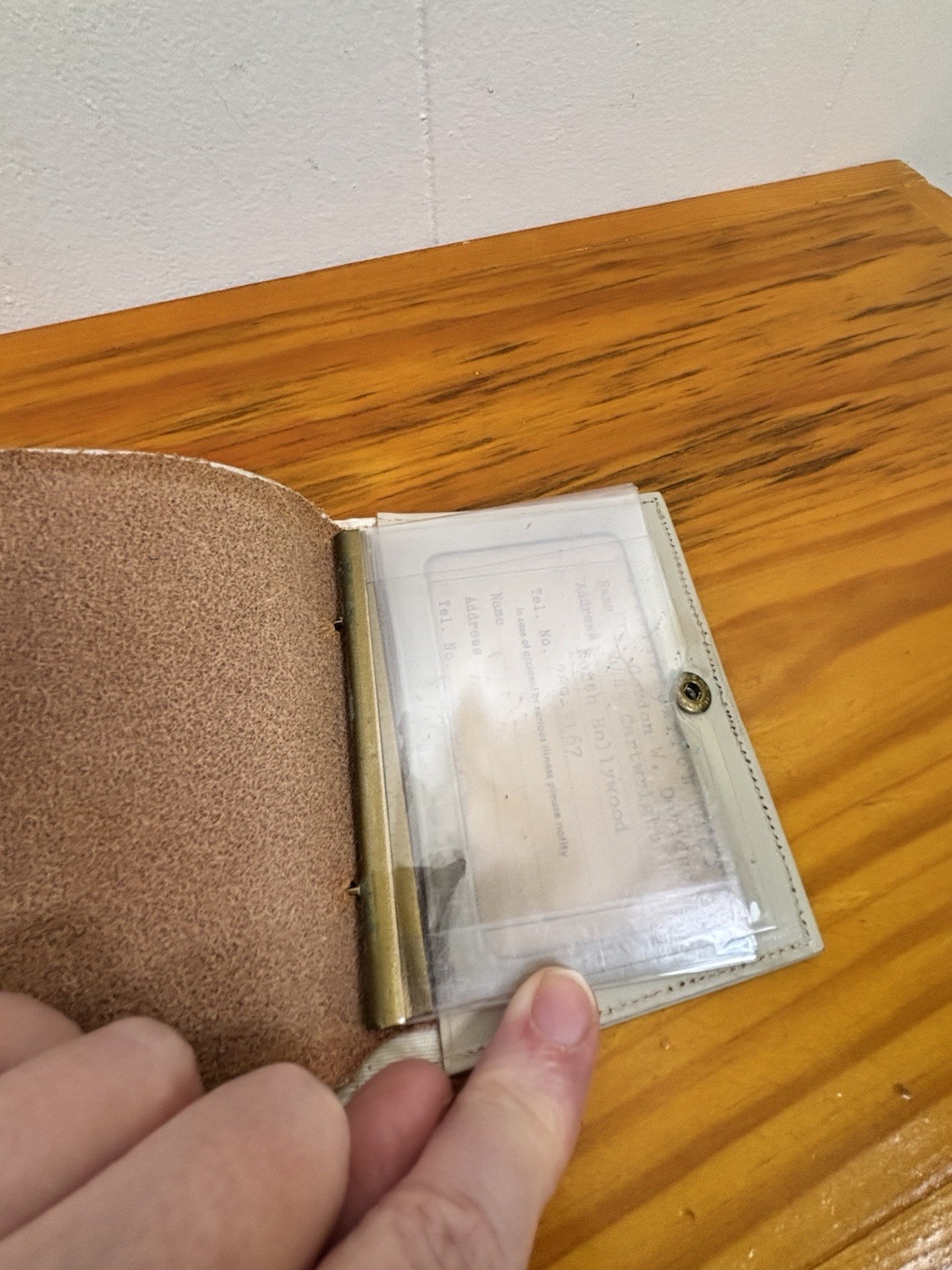 Vintage West Germany Lady Baxter Wallet Clasp Coin Pocket Leather Photo