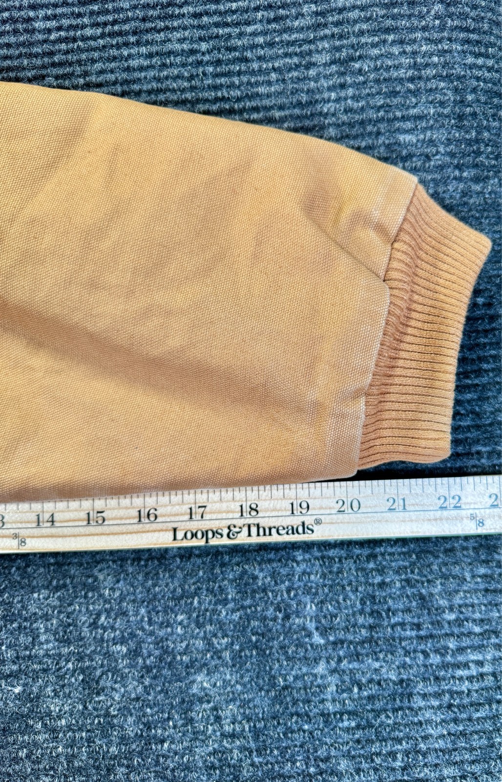 Dickies Duck Canvas Hooded Work Jacket Tan Brown Zip Up 3XL Lined