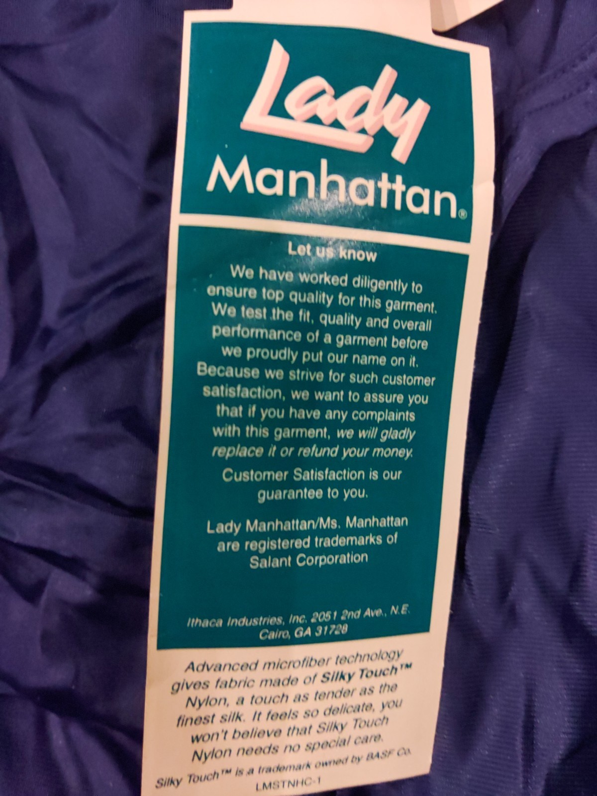 Vtg Lady Manhattan Size 6 Silky Soft Touch 100% Nylon Hicut Brief Panties NWT