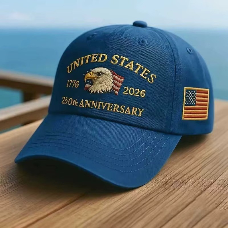 United States 250th Anniversary Baseball Cap – 3D Embroidered Hat*****