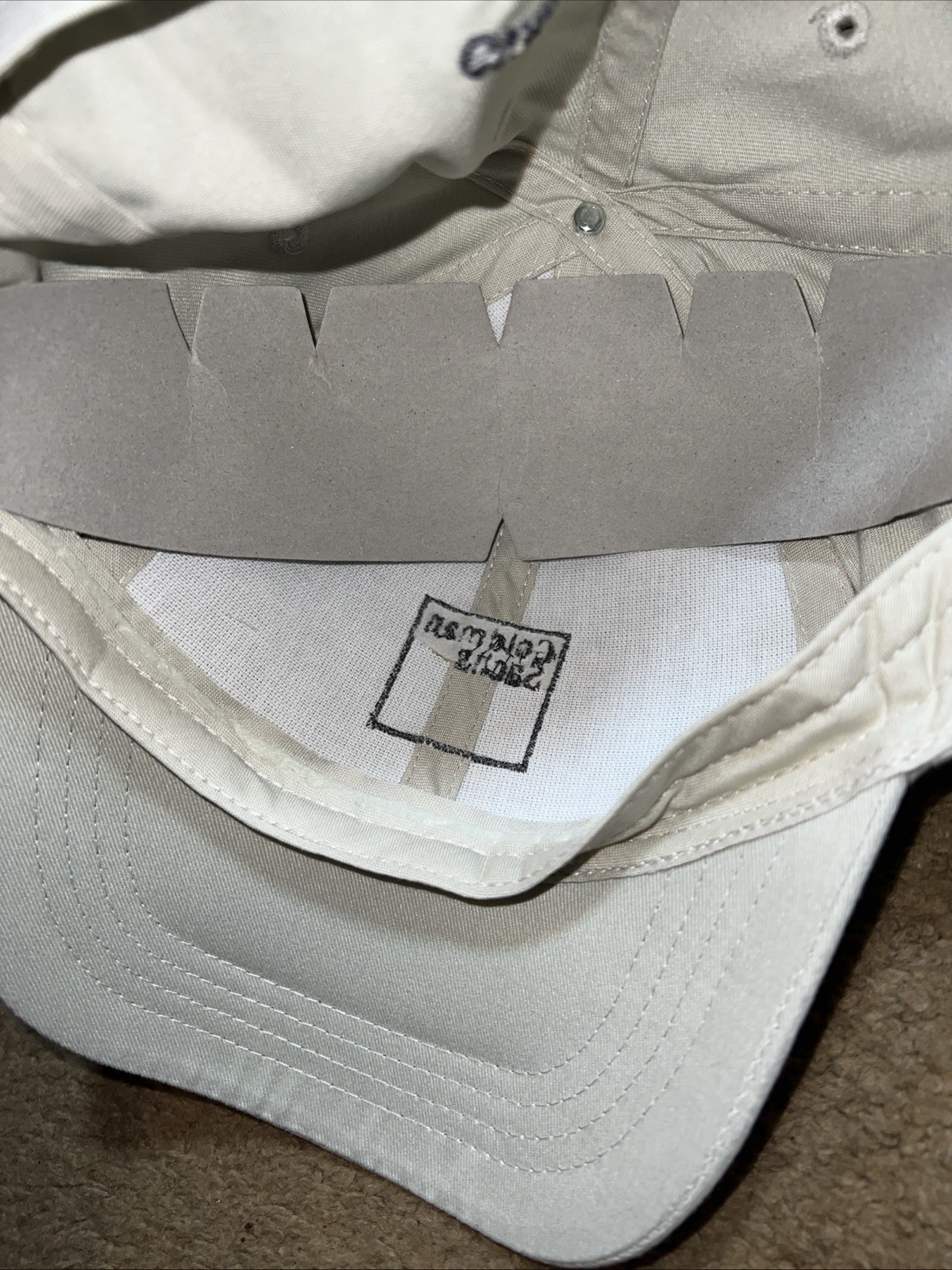 VINTAGE Goldman Sachs Baseball Hat Cap, NEW, Tan, Community Teamwork! Unused!