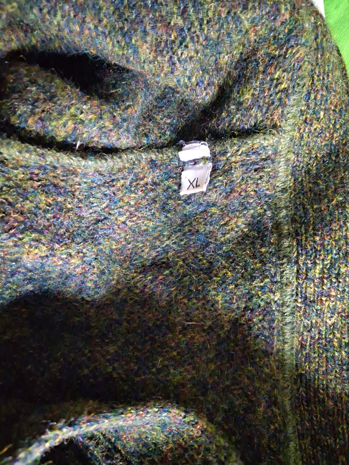 1980s Camel Cardigan Sweater. Large XL. Double wool, men’s. Vintage Made Ita