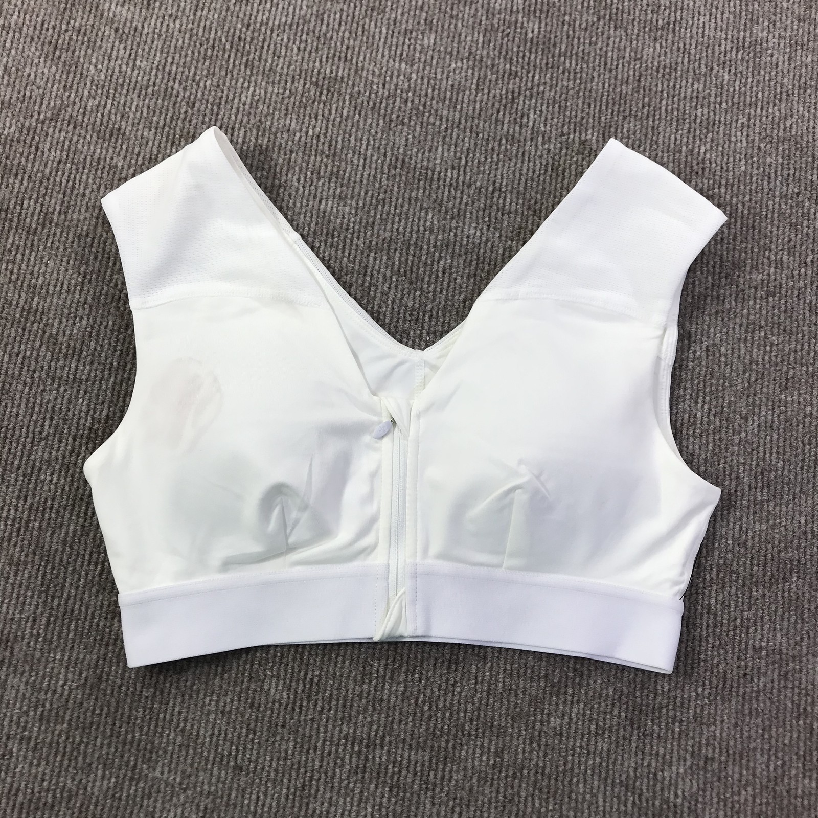 Tommie Copper Sports Bra Womens Medium Front Zip Compression Support Activewear