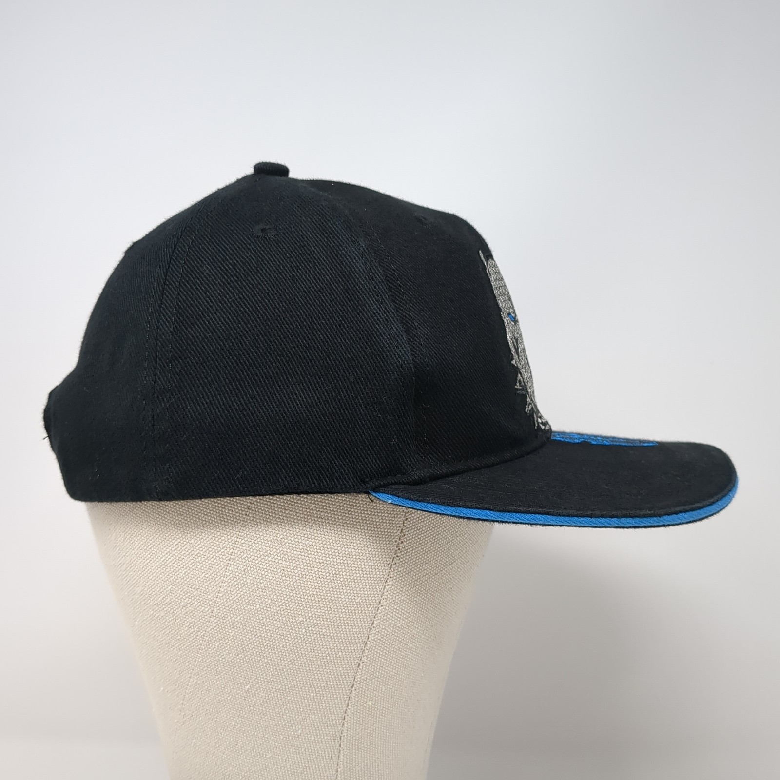 Roman Reigns Bulldog Snapback Cap Black One Size Adjustable Cotton Authentic WWE