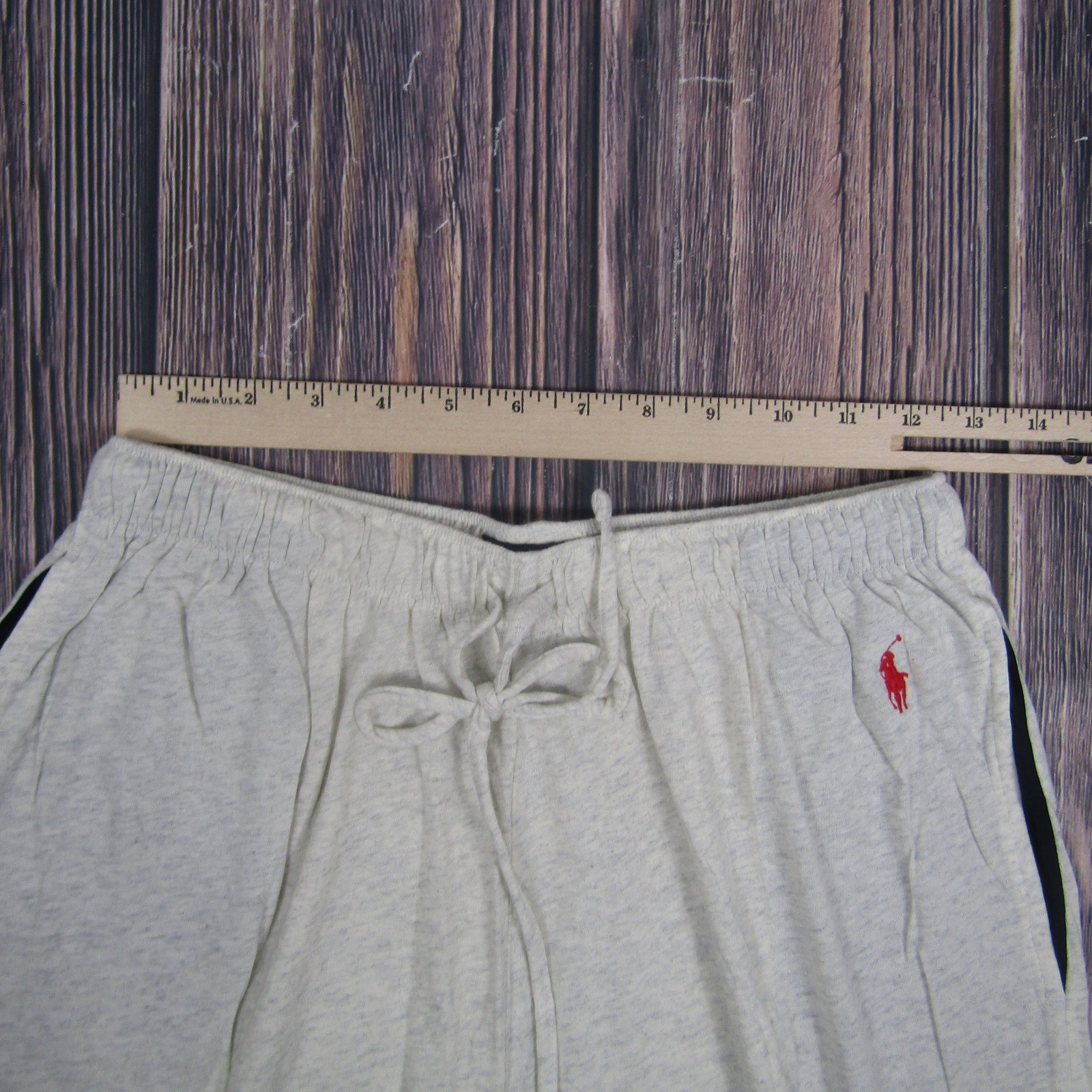 Polo Ralph Lauren Lounge Pants Mens Medium Gray Knit Pajama Sleepwear Cotton