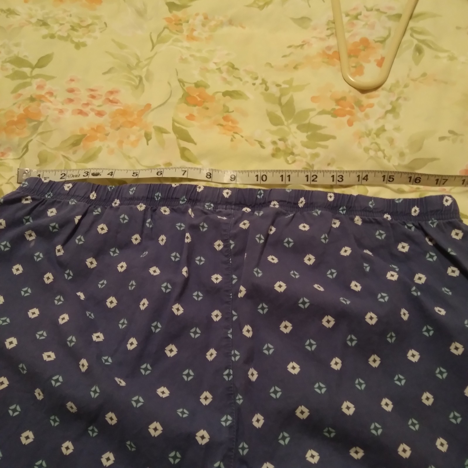 Women’s 100% Cotton Pajama / Lounge Pants by Indigo XXL, Elastic waist