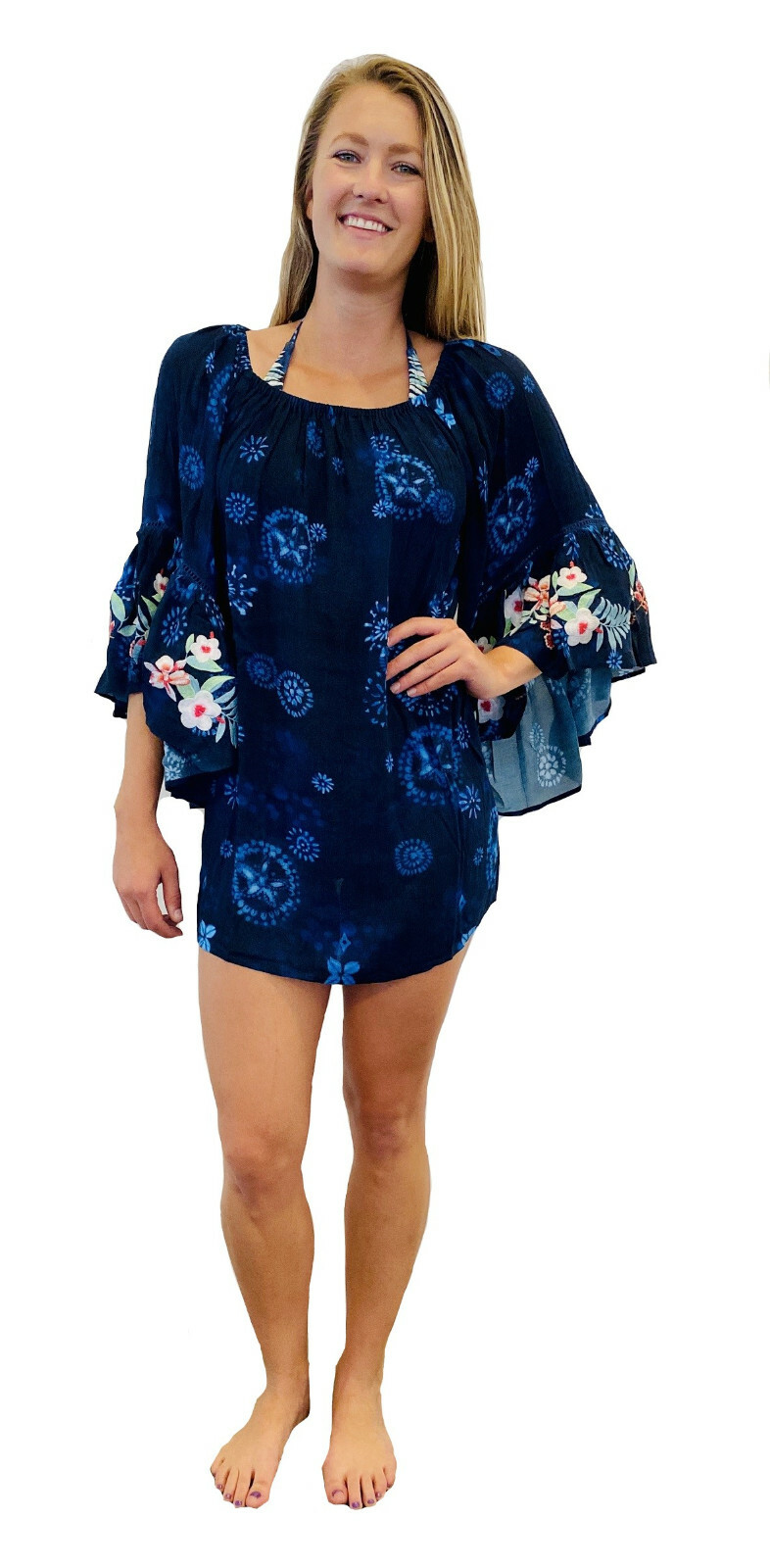 Johnny Was Annia Off The Shoulder Cover Up – CSW2120-H