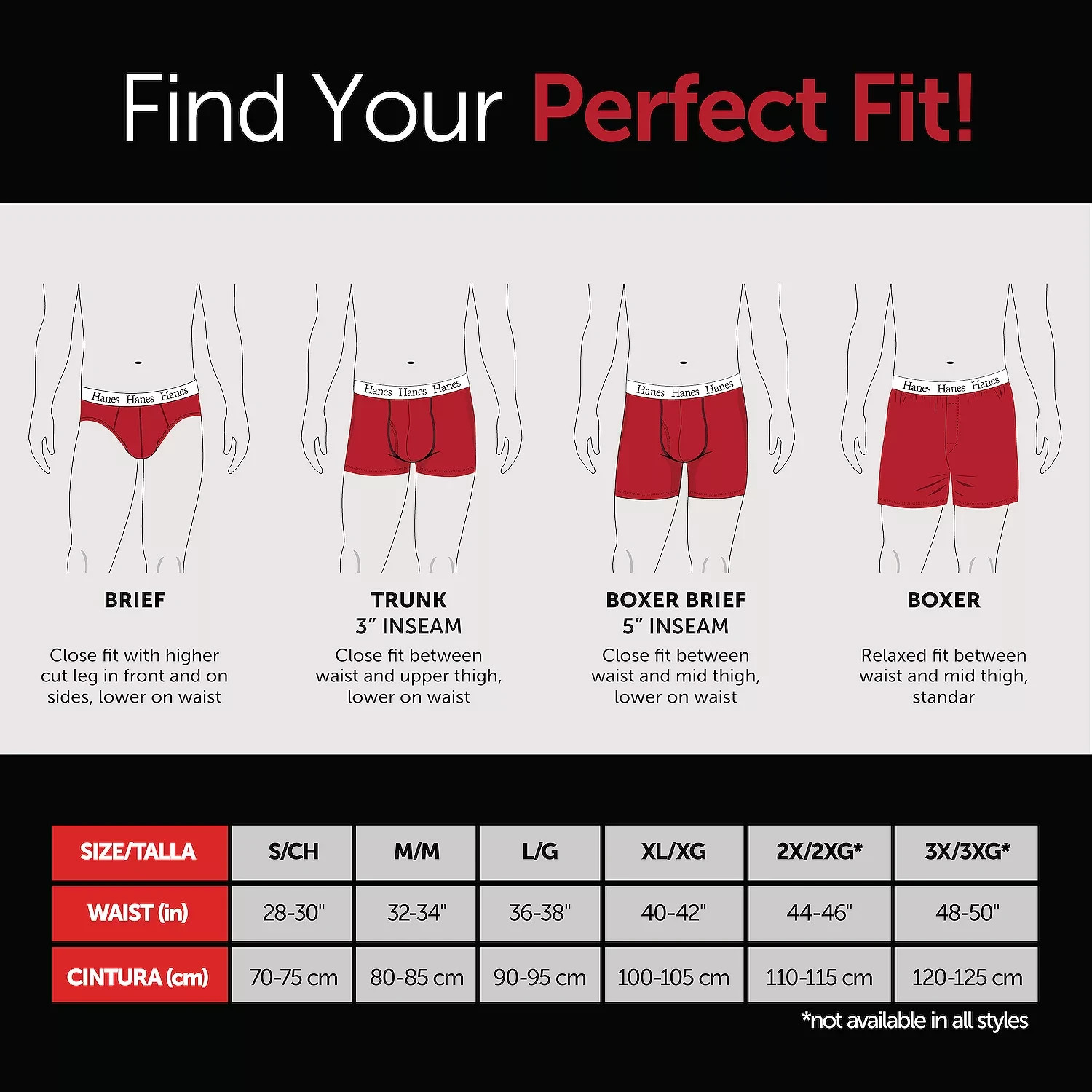 Men’s Hanes BRIEFS 7 Pack Ultra Comfort Assorted Colors /Choose your Size