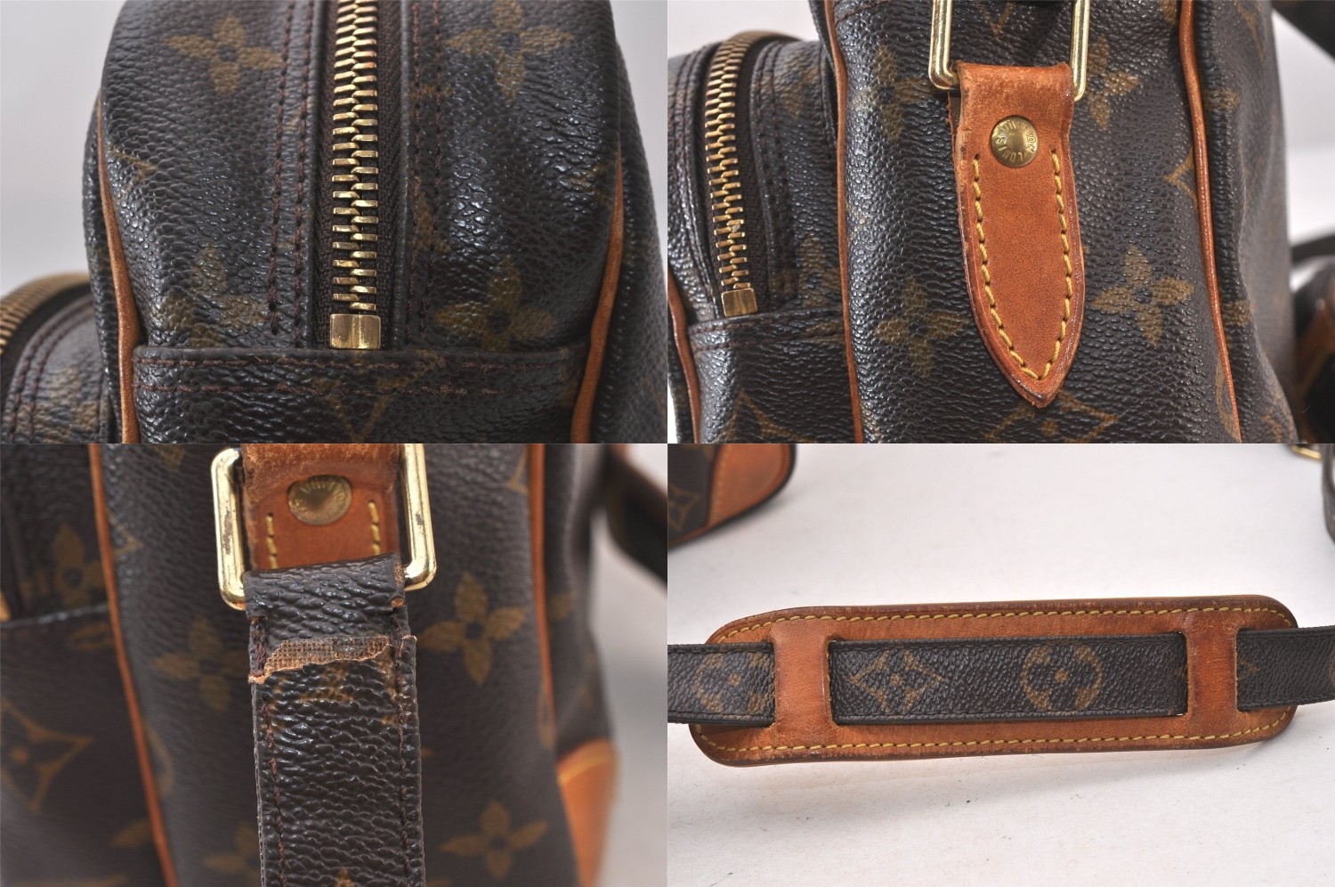 Authentic Louis Vuitton Monogram Nile Shoulder Cross Body Bag M45244 LV 787AA