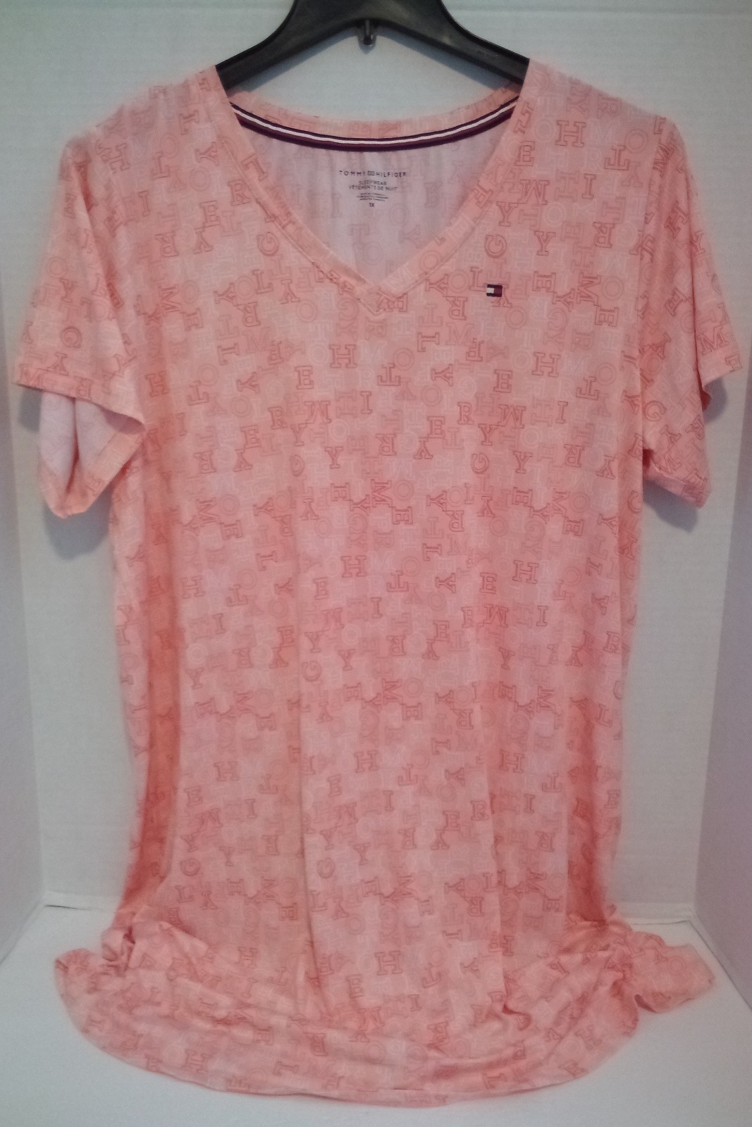 Tommy Hilfiger Sleepwear Women’s 1X Shortsleeve Sleepshirt