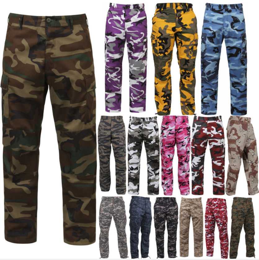SUMMER SALE!!! Military Camo Digital BDU 6 Pkt Cargo Pants Rothco 20% OFF LIST!!