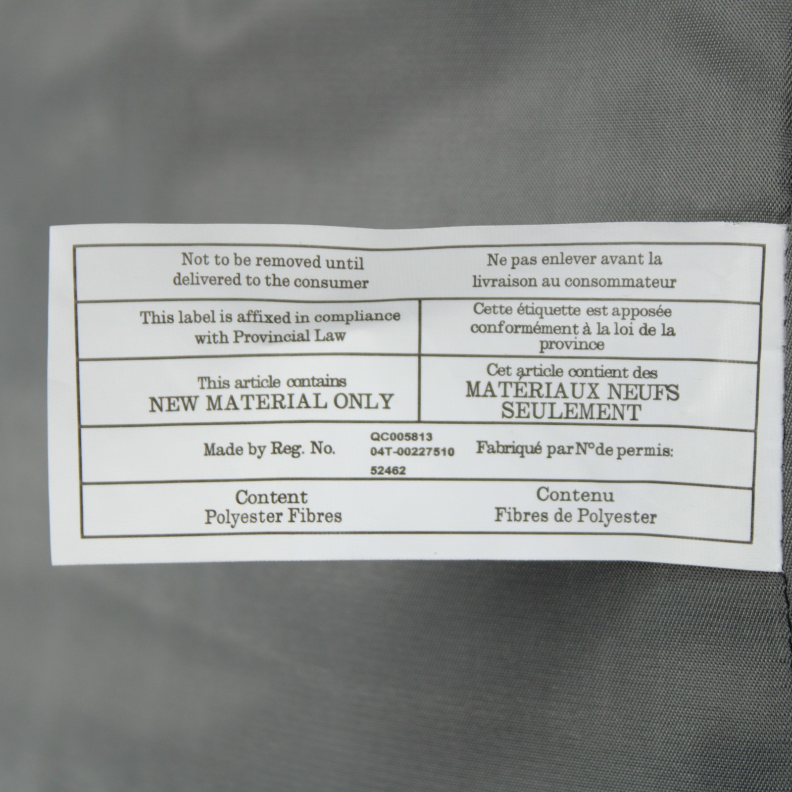 Cardinal of Canada NWD Wool Quilted Jacket w/ Hood Size M (40 US) In Gray