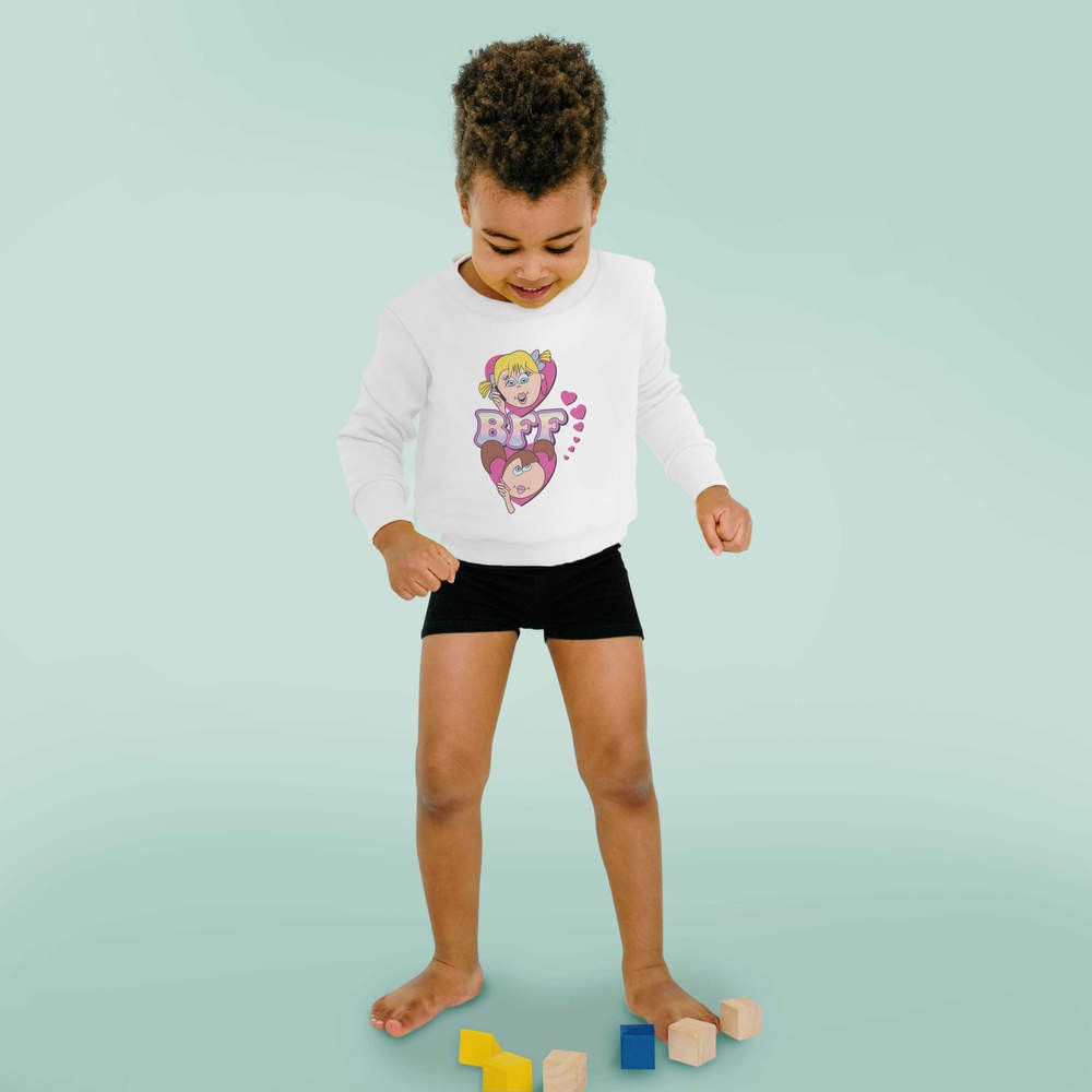 ‘Best Friends Forever’ Kid’s Sweatshirt / Sweater / Jumper (KW058605)