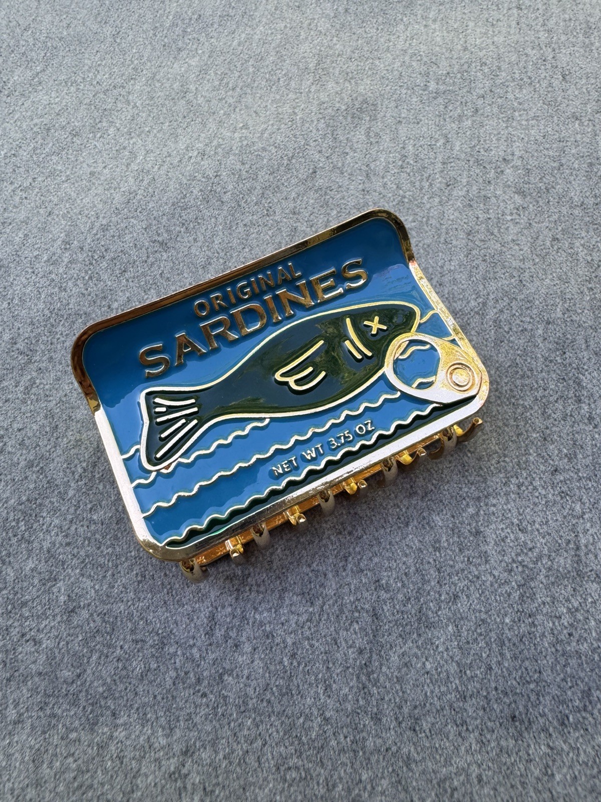 Piper K Sardines Metal Hair Clip