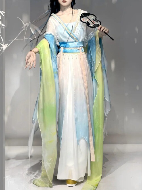 Hanfu Dress Women Chinese Traditional Embroidery Hanfu Carnival Cosplay Costume