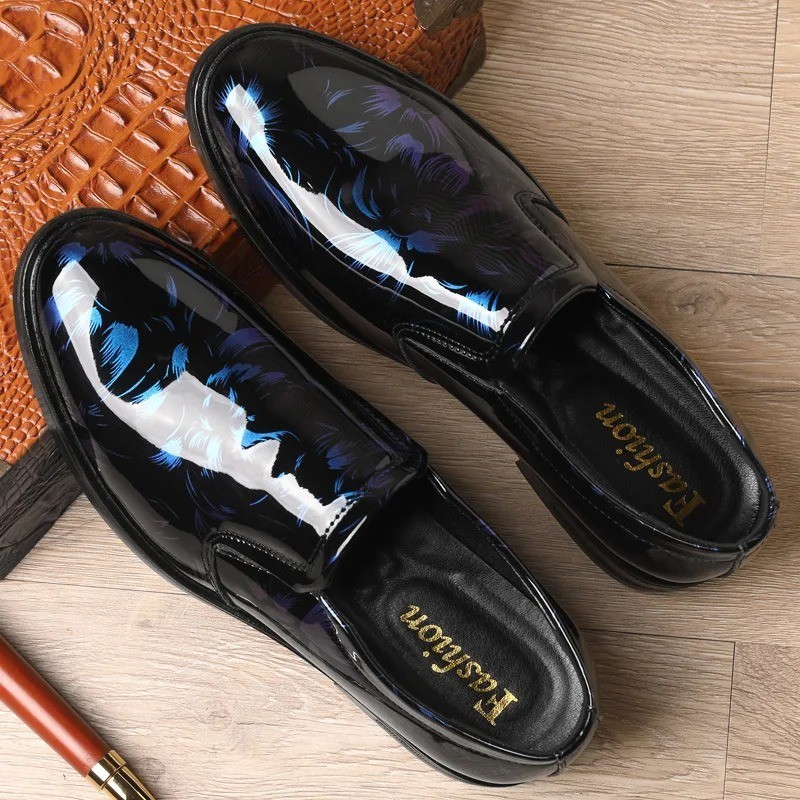 Fashion Men’s Leather Oxford Dress Shoes Luxury Business Wedding Office Shoes