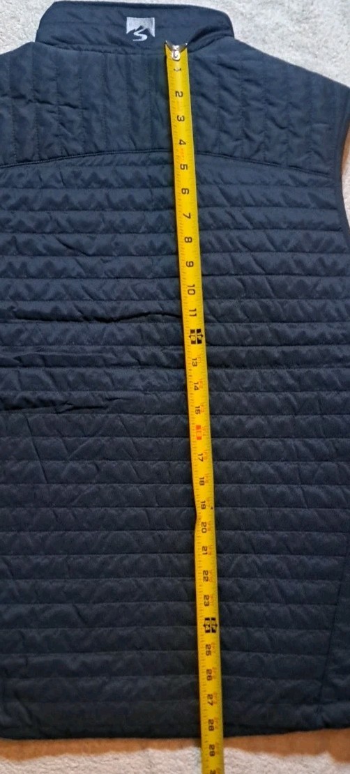 Goldman Sachs Quilted Puffer Vest Men XL Blue Finance Storm Creek Employee Tech