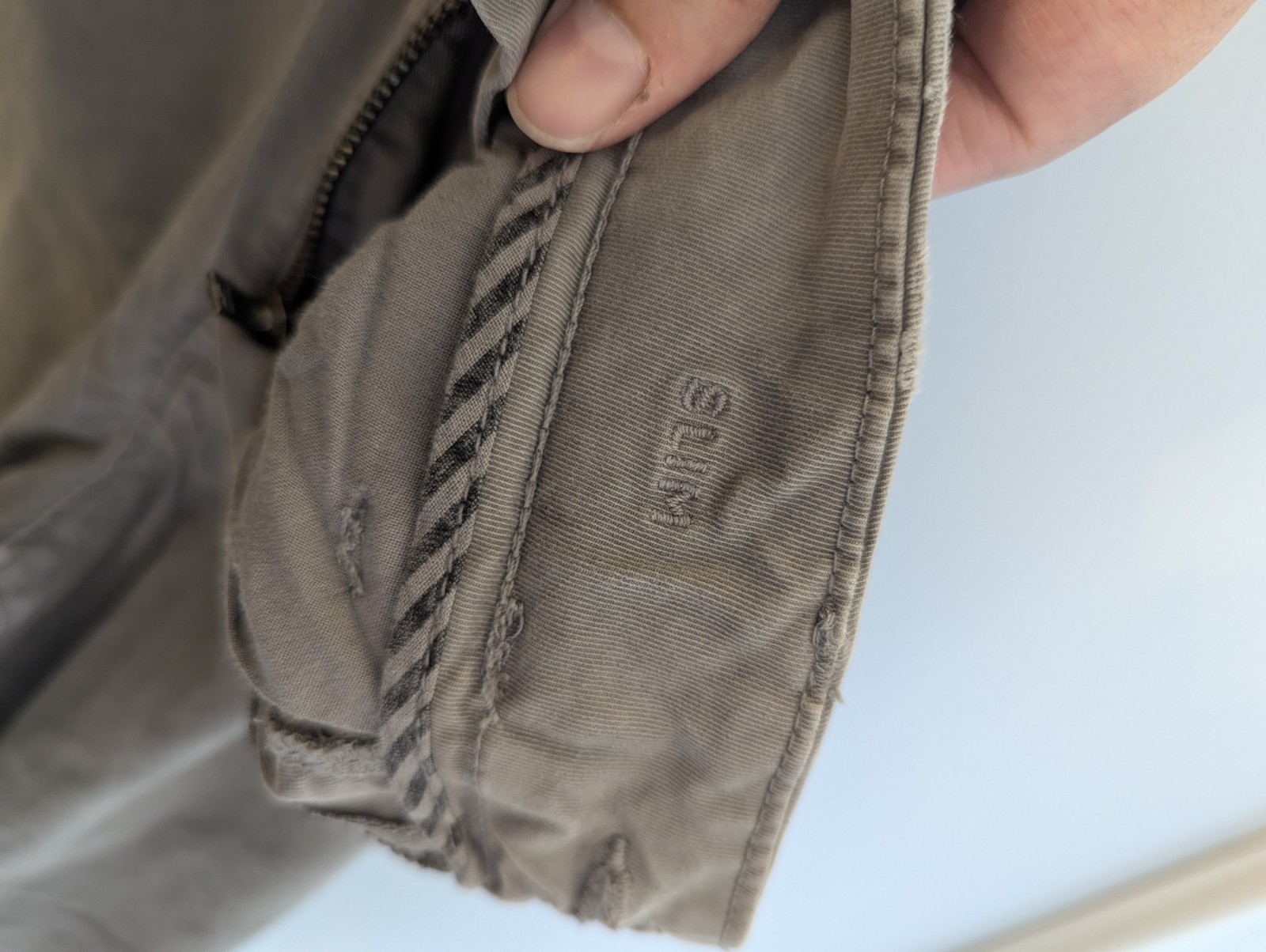 American Eagle Flex Slim Fit Gray Stretch Twill Chino Pants 29×32